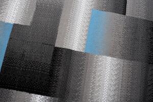 Chemex Kusový koberec Maya - obdélníky 1 - šedý/modrý Rozměr koberce: 80x150 cm