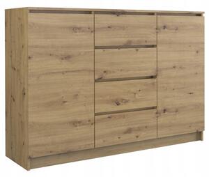 Komoda TopEshop 120 x 40 x 98 cm dub artisan matná