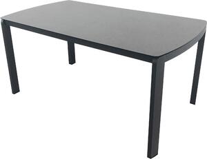 ZAHRADNÍ STŮL, kov, sklo, 160/90/75 cm Amatio
