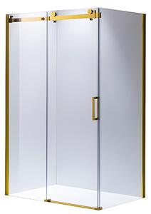 BPS-koupelny Obdélníkový sprchový kout KZ202B GL 110x90 zlatý/transparent - bez vaničky