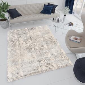 Chemex Moderní koberec Versay Shaggy - tvary 4 - krémový Rozměr koberce: 80x150 cm