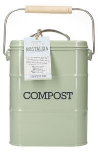 Kyblík na kompost Sage green 3,2 l