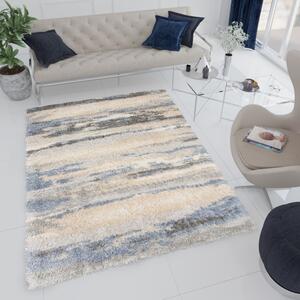 Chemex Moderní koberec Versay Shaggy - malba - krémový Rozměr koberce: 80x150 cm
