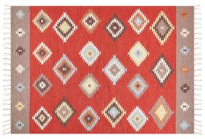 Bavlněný kelimový koberec 160 x 230 cm vícebarevný LORUT