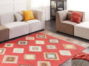 Bavlněný kelimový koberec 200 x 300 cm vícebarevný LORUT