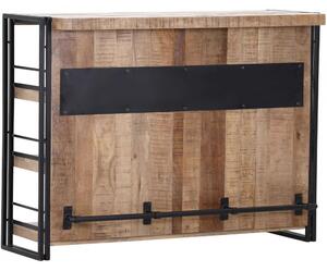 Massive home | Designový barový regál Adhill z masivního mangového dřeva MH69610