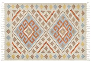 Bavlněný kelimový koberec 160 x 230 cm vícebarevný ATAN