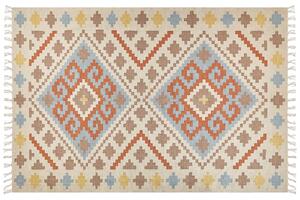 Bavlněný kelimový koberec 200 x 300 cm vícebarevný ATAN