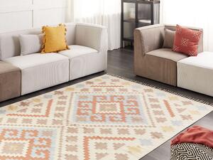 Bavlněný kelimový koberec 200 x 300 cm vícebarevný ATAN