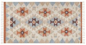 Bavlněný kelimový koberec 80 x 150 cm vícebarevný DILIJAN