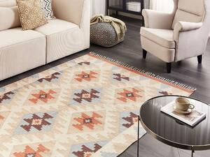 Bavlněný kelimový koberec 160 x 230 cm vícebarevný DILIJAN