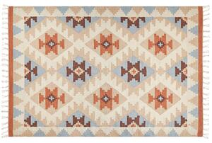 Bavlněný kelimový koberec 200 x 300 cm vícebarevný DILIJAN