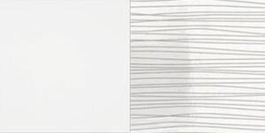 Komoda Lux Stripes Barva korpusu: bílá/černá
