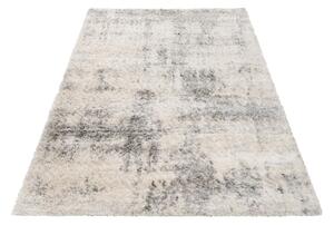 Chemex Moderní koberec Versay Shaggy - abstrakt 3 - krémový Rozměr koberce: 80x150 cm