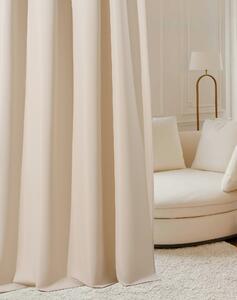 Room99 Hotový závěs na kroužcích AURA Barva: Bílá/Stříbrná, Velikost: 140 x 250 cm