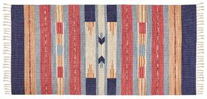 Bavlněný kelimový koberec 80 x 150 cm vícebarevný GANDZAK
