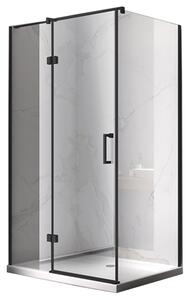 BPS-koupelny Obdélníkový sprchový kout ZES KZ03D BL 120x100 černá/transparent - bez vaničky
