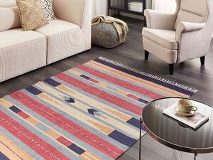 Bavlněný kelimový koberec 140 x 200 cm vícebarevný GANDZAK
