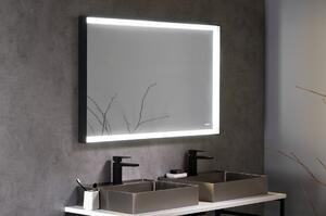 Sapho, SORT LED podsvícené zrcadlo 1200x700mm, černá mat, ST120
