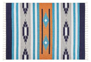 Vlněný kelimový koberec 140 x 200 cm vícebarevný NORATUS
