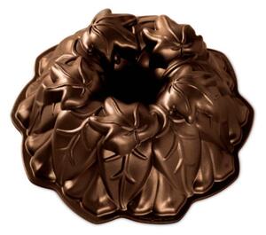 Nordic Ware forma bábovka Lístky měděná 2,1 l 85948