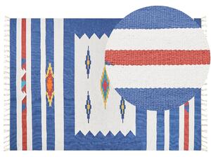 Bavlněný kelimový koberec 200 x 300 cm vícebarevný VARSER