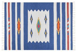 Bavlněný kelimový koberec 140 x 200 cm vícebarevný VARSER