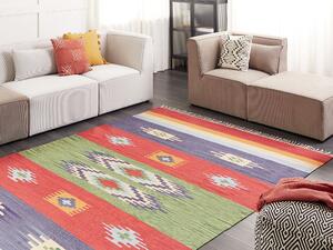 Bavlněný kelimový koberec 200 x 300 cm vícebarevný KAMARIS