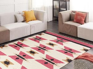 Bavlněný kelimový koberec 200 x 300 cm vícebarevný GARNI