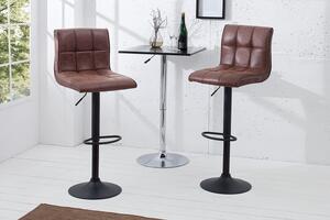 Designová barová židle Modena 95-115cm vintage brown