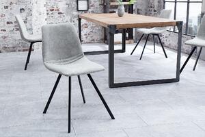 Designová židle Amsterdam Retro šedá