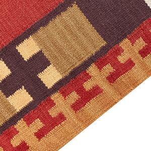 Bavlněný kelimový koberec 200 x 300 cm vícebarevný PARAKAR