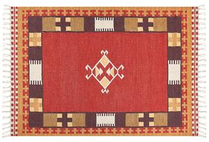 Bavlněný kelimový koberec 160 x 230 cm vícebarevný PARAKAR