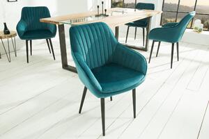 Designová židle Timeless Comfort tyrkysová