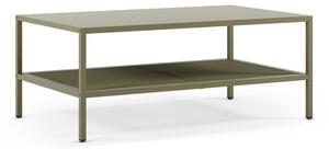 Zelený kovový konferenční stolek 60x100 cm Fayna – Marckeric