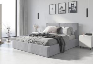 Čalouněná postel NICKY 2, 140x200, grafit