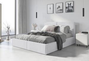 Čalouněná postel NICKY 2, 180x200, bílá