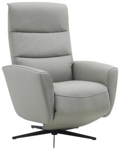 RELAXAČNÍ KŘESLO, textil, kůže, šedá Livetastic - Online Only křesla & taburety, Online Only