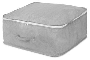 Textilní úložný box na oděvy a přikrývky se zipem Compactor Boston 46 x 46 x 20,5 cm