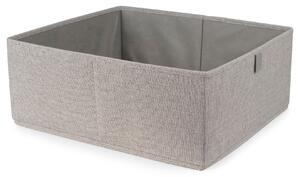 Úložný box Compactor Oxford 36 x 42 x 16,5 cm, polyester, šedo-béžový