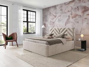 Čalouněná postel s úložným prostorem Mangalori, Rozměr postele: 140x200, Potah: Fresh 11 Mirjan24 5903211206115