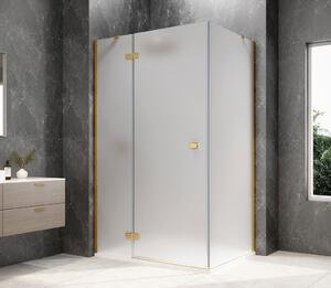 Polysan Polysan, GLOBE GOLD MATT obdélníková sprchová zástěna 800x900mm, matné sklo, levá, GB1080-3315MLG