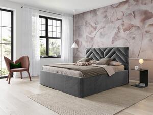 Čalouněná postel s úložným prostorem Mangalori, Rozměr postele: 140x200, Potah: Fresh 01 Mirjan24 5903211206108