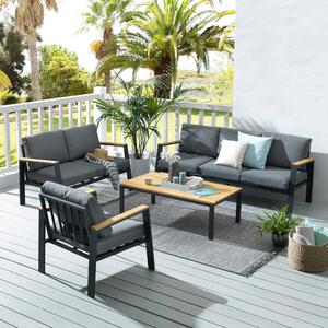 KŘESLO NA TERASU, dřevo, kov, textil Ambia Garden, Online Only