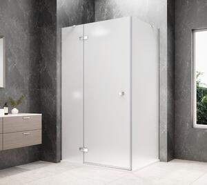 Polysan Polysan, GLOBE CHROME obdélníková sprchová zástěna 800x900mm, matné sklo, levá, GB1080-3315MLC