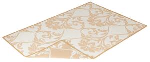 LIVARNO home Venkovní koberec, 120 x 180 cm (vzor květiny / béžová) (100346736001)