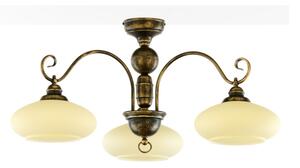 Brilagi - Přisazený lustr MOLLERO 3xE27/15W/230V pr. 84 cm bronz/patina