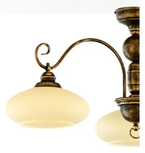 Brilagi - Přisazený lustr MOLLERO 3xE27/15W/230V pr. 84 cm bronz/patina
