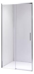 BPS-koupelny Posuvné sprchové dveře NOVA CH 100 cm chrom/transparent pro instalaci do niky - bez vaničky
