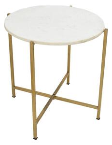 Eglo 424002 - Odkládací stolek TOWADA 46 cm mramor/zlatá